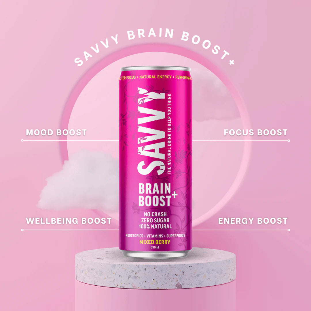 Brain Boost Vitamin Nootropic Drink - Mixed Berry