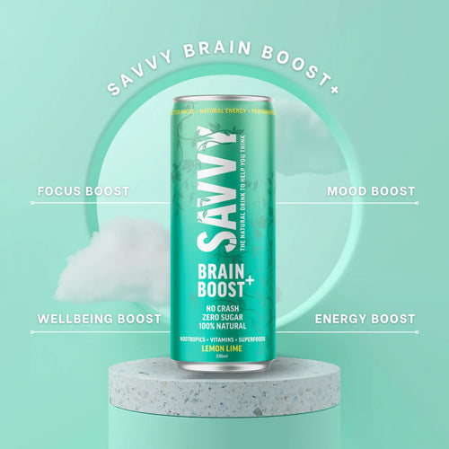 Brain Boost Vitamin Nootropic Drink - Lemon Lime