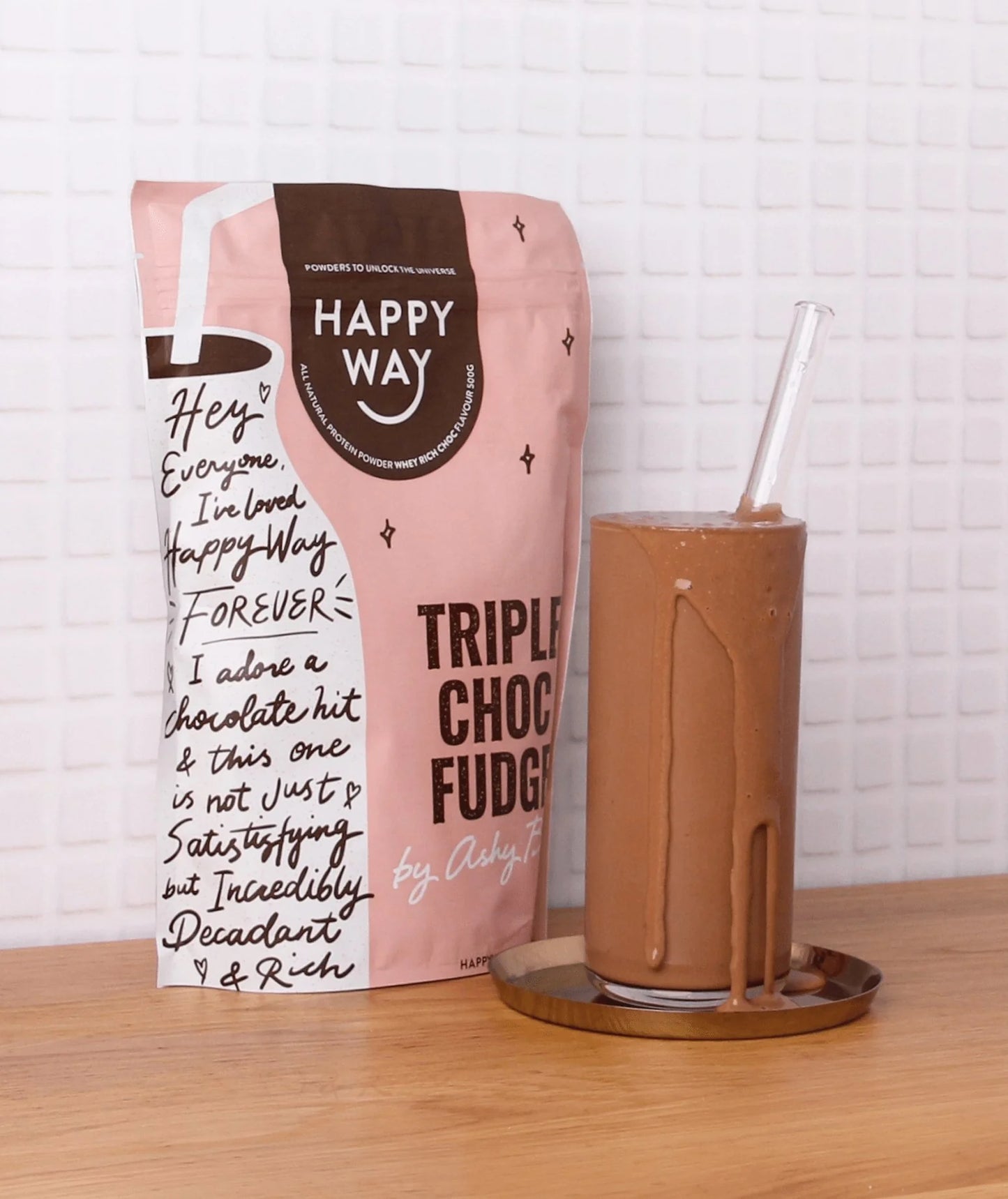 Whey Protein Powder - Ashy Bines Triple Choc Fudge