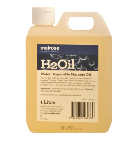 H2Oil Water Dispersible Massage Oil