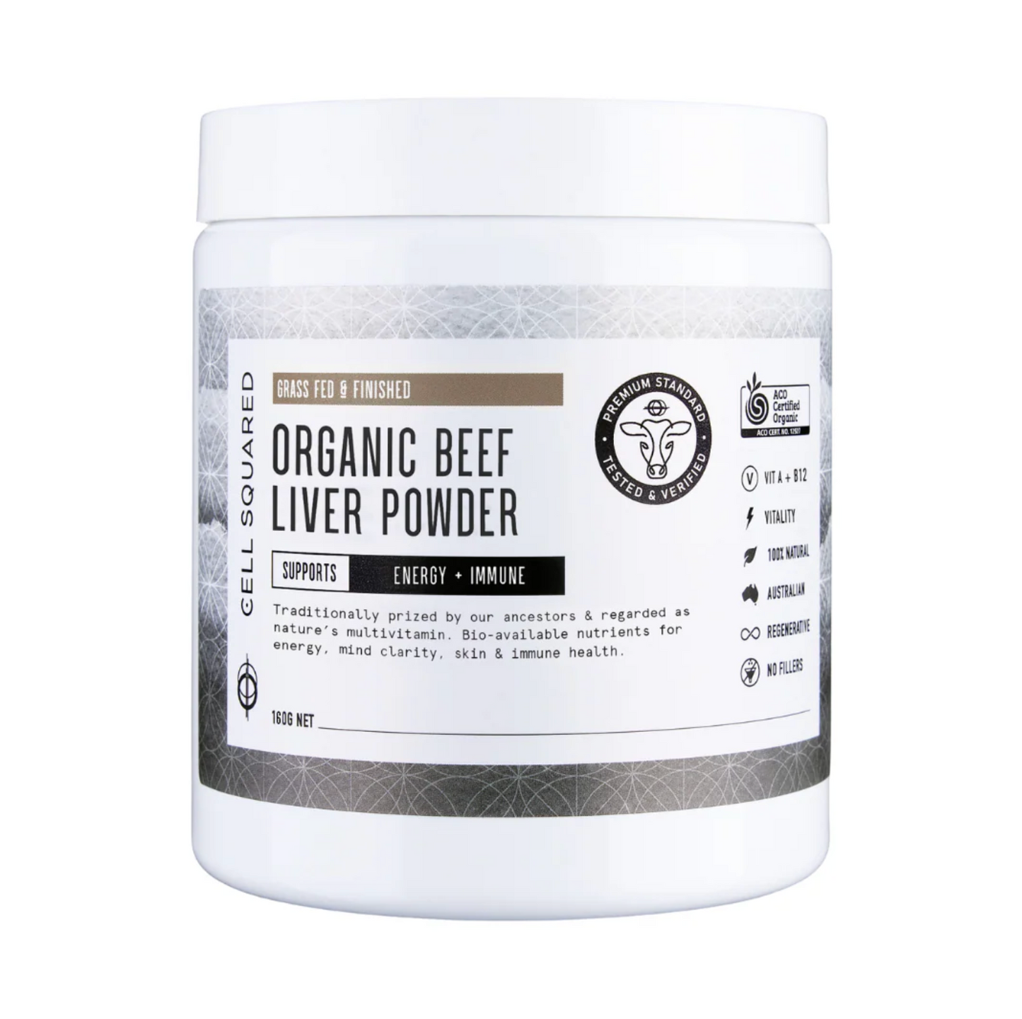 Organic Grass Fed Beef Liver Powder