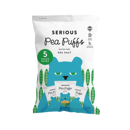 Serious Puffs - Meersalz (5er Snackpackung) 