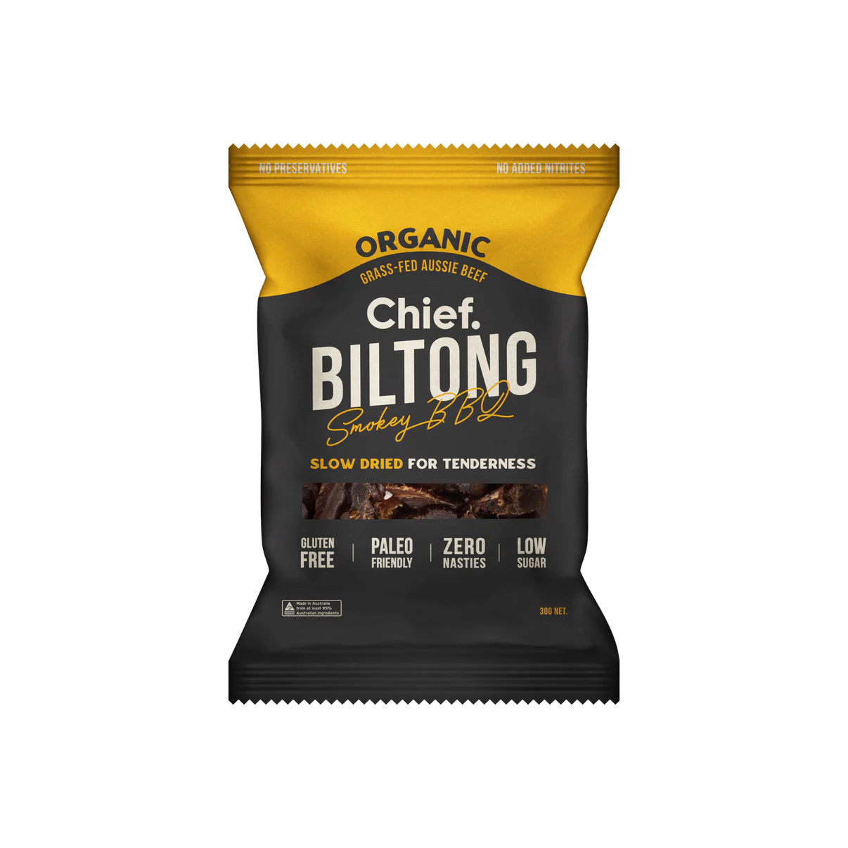 Organic Biltong - Smokey BBQ