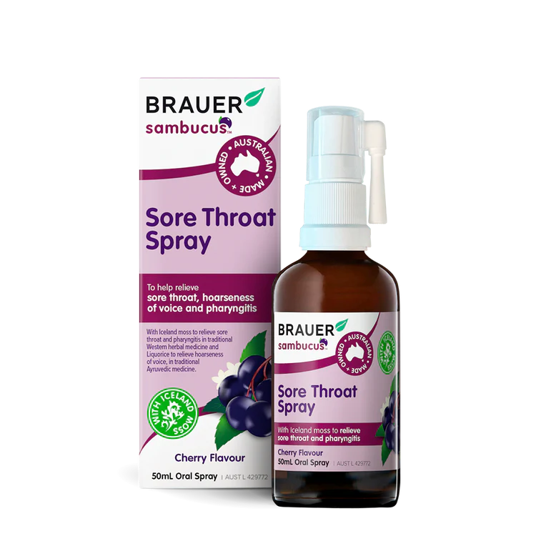 Sambucus Sore Throat Spray - Cherry