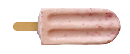 Fresh Strawberry & Cream Ice Block