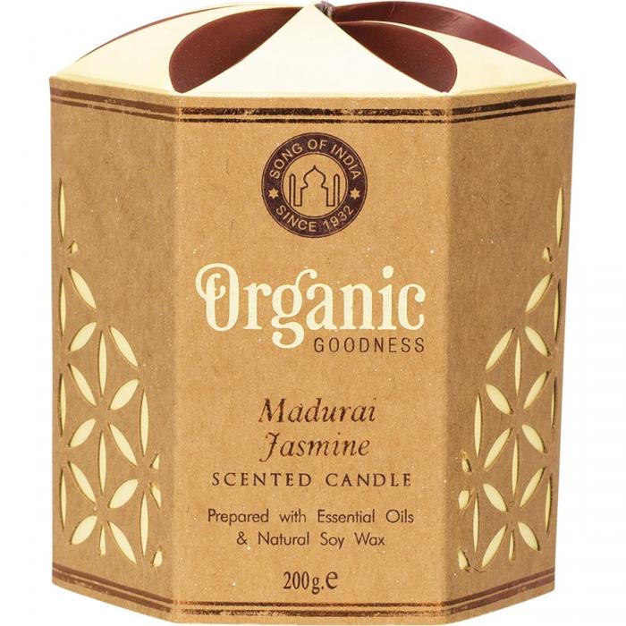 Natural Soy Wax Candle - Madurai Jasmine