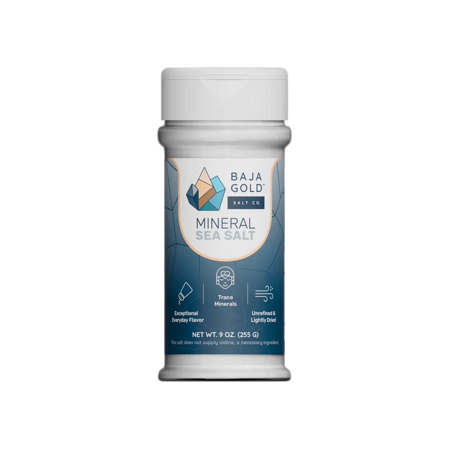 Baja Gold Mineral Sea Salt Shaker