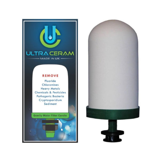 UltraCeram Gravity Ceramic Water Filter Candle with Fluoride Removal
