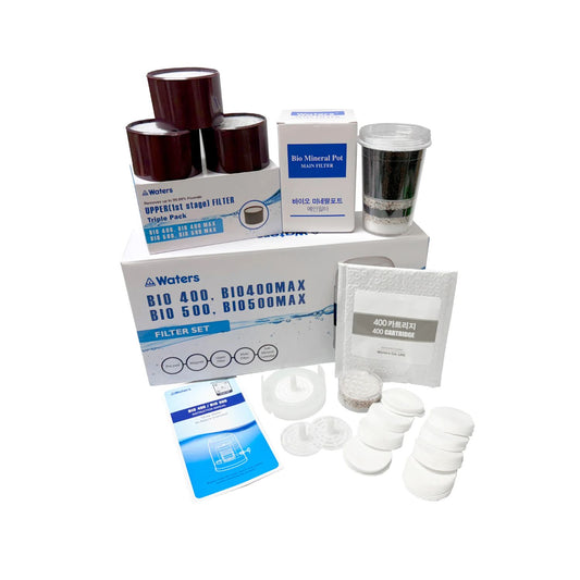 BIO 500 MAX Bench Top Water Filter 18 Month Filter Replacement Set