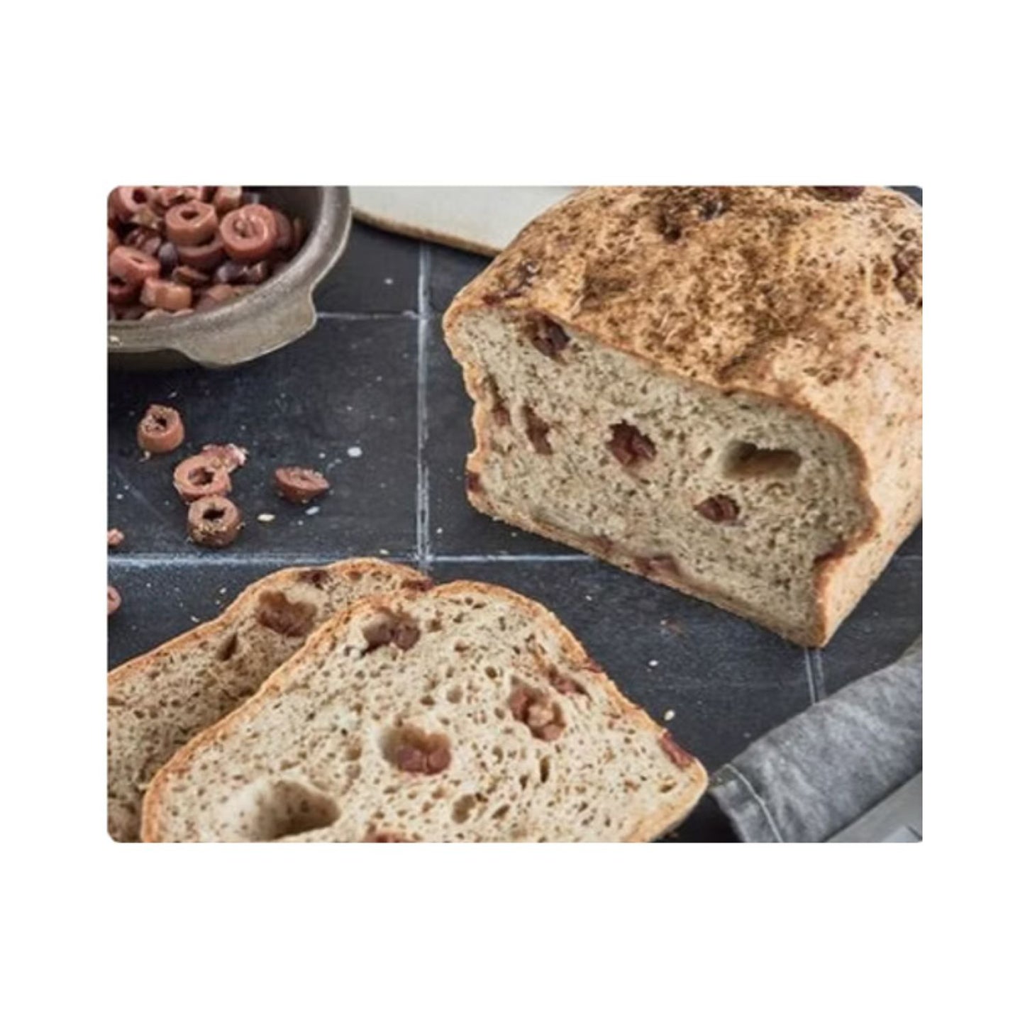 Gluten Free Kalamata Olive Loaf