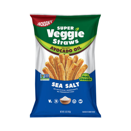 Super Veggie Straws With Avocado Oil - Sea Salt