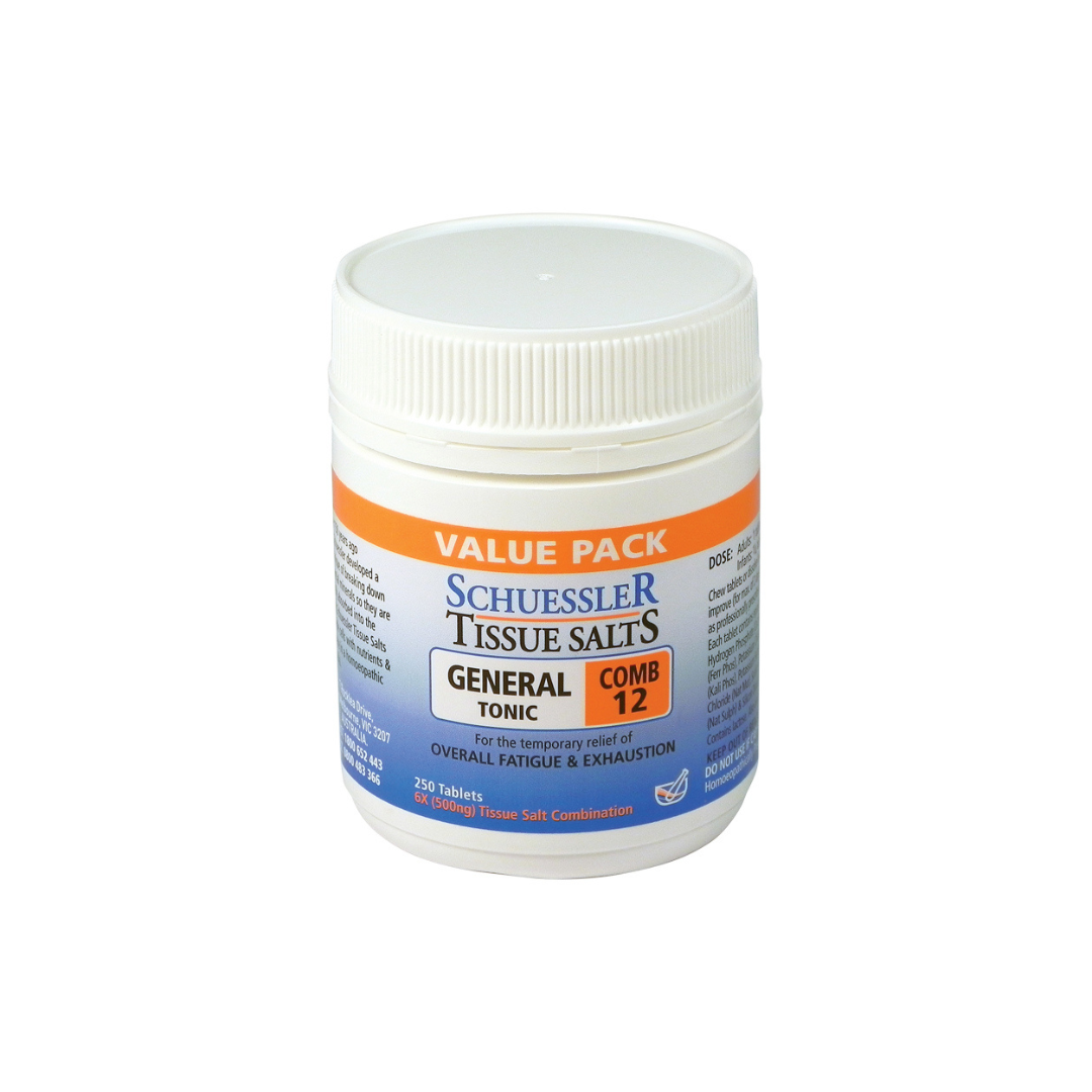 Schuessler Tissue Salts - General Tonic (Comb 12)