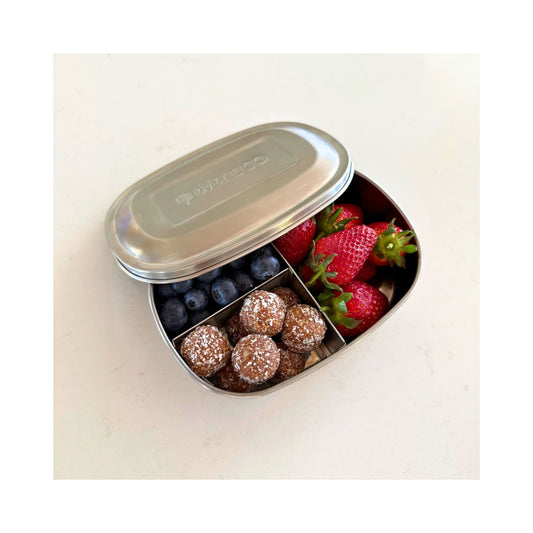 Stainless Steel Bento Snack Box - 3 Compartment