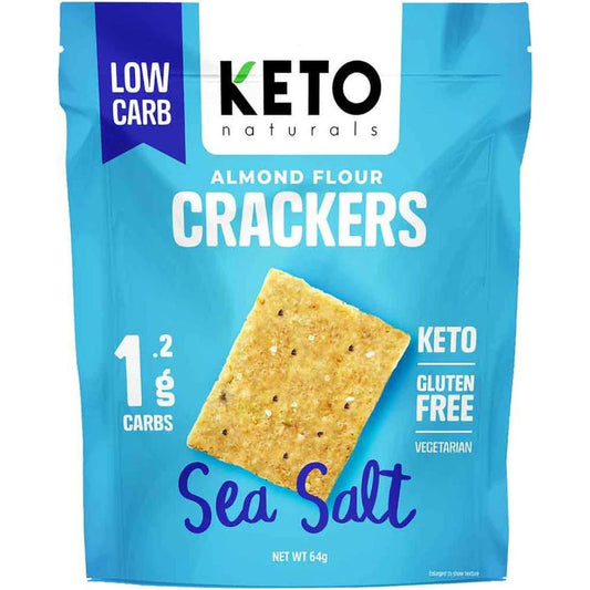 Sea Salt Almond Flour Crackers