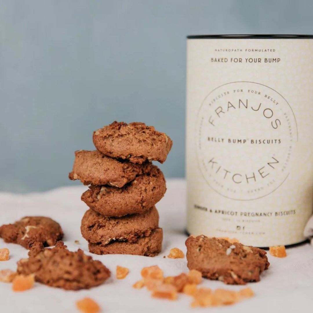 Belly Bump Pregnancy Biscuits - Ginger & Apricot