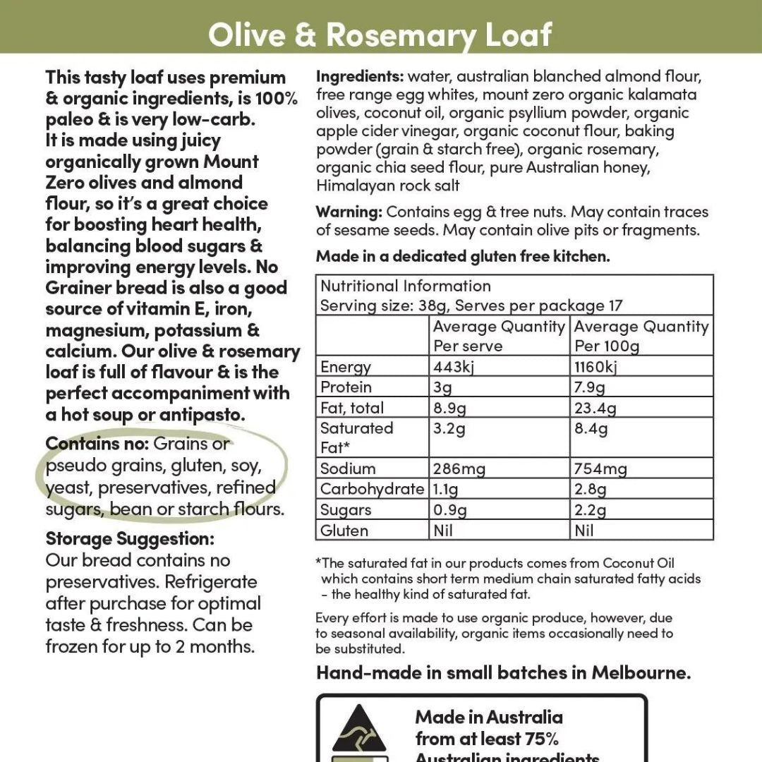 Olive & Rosemary Loaf