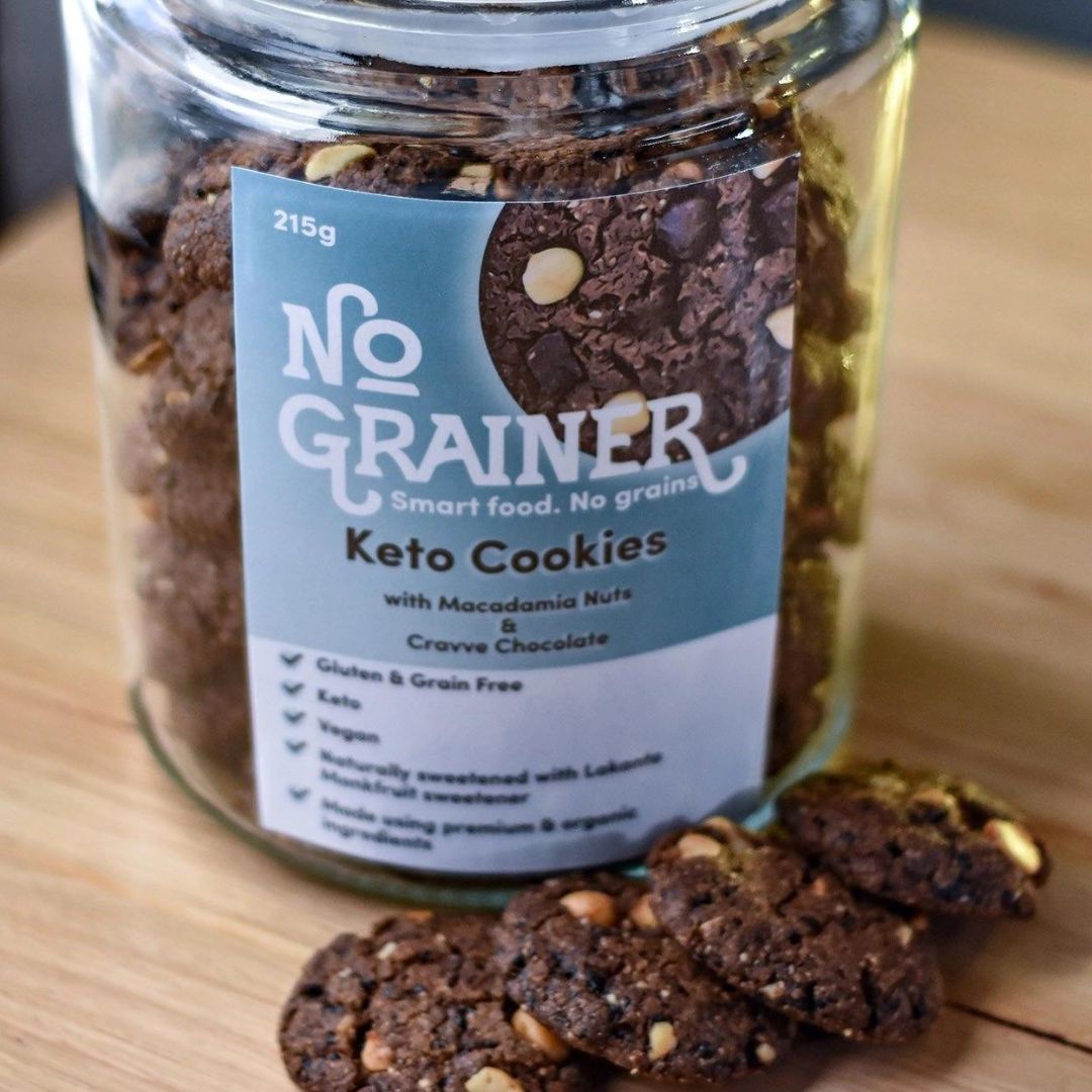 Macadamia Nut & Sugar-free Chocolate Keto Cookies