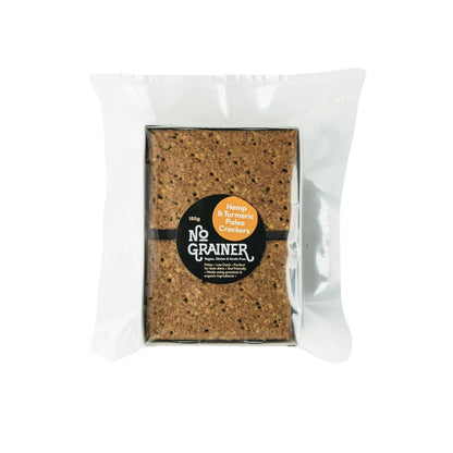 Hemp & Turmeric Paleo Crackers
