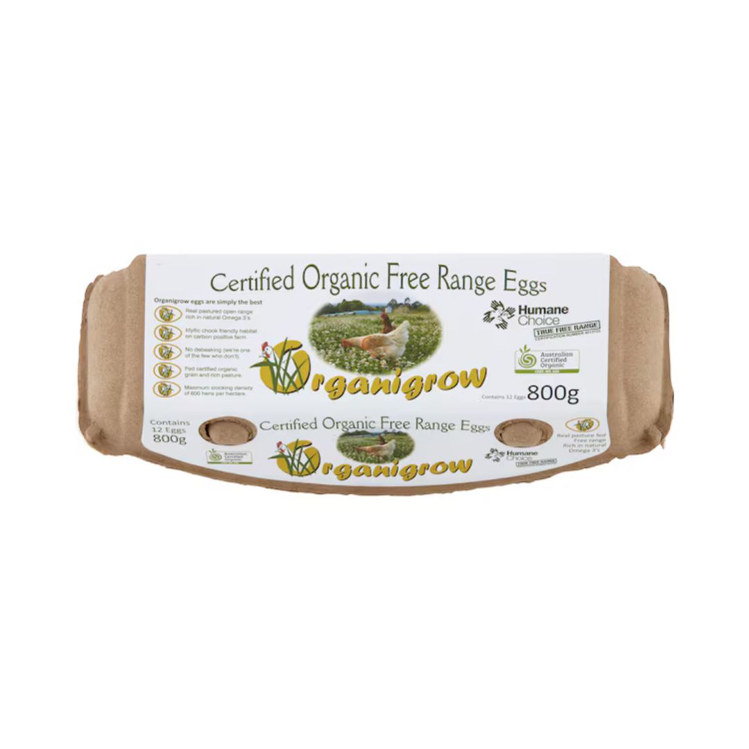 Certified Organic Free Range Eggs