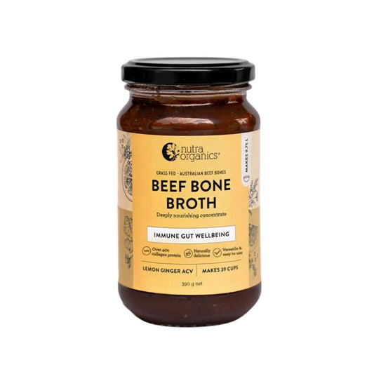Beef Bone Broth Concentrate - Lemon Ginger ACV