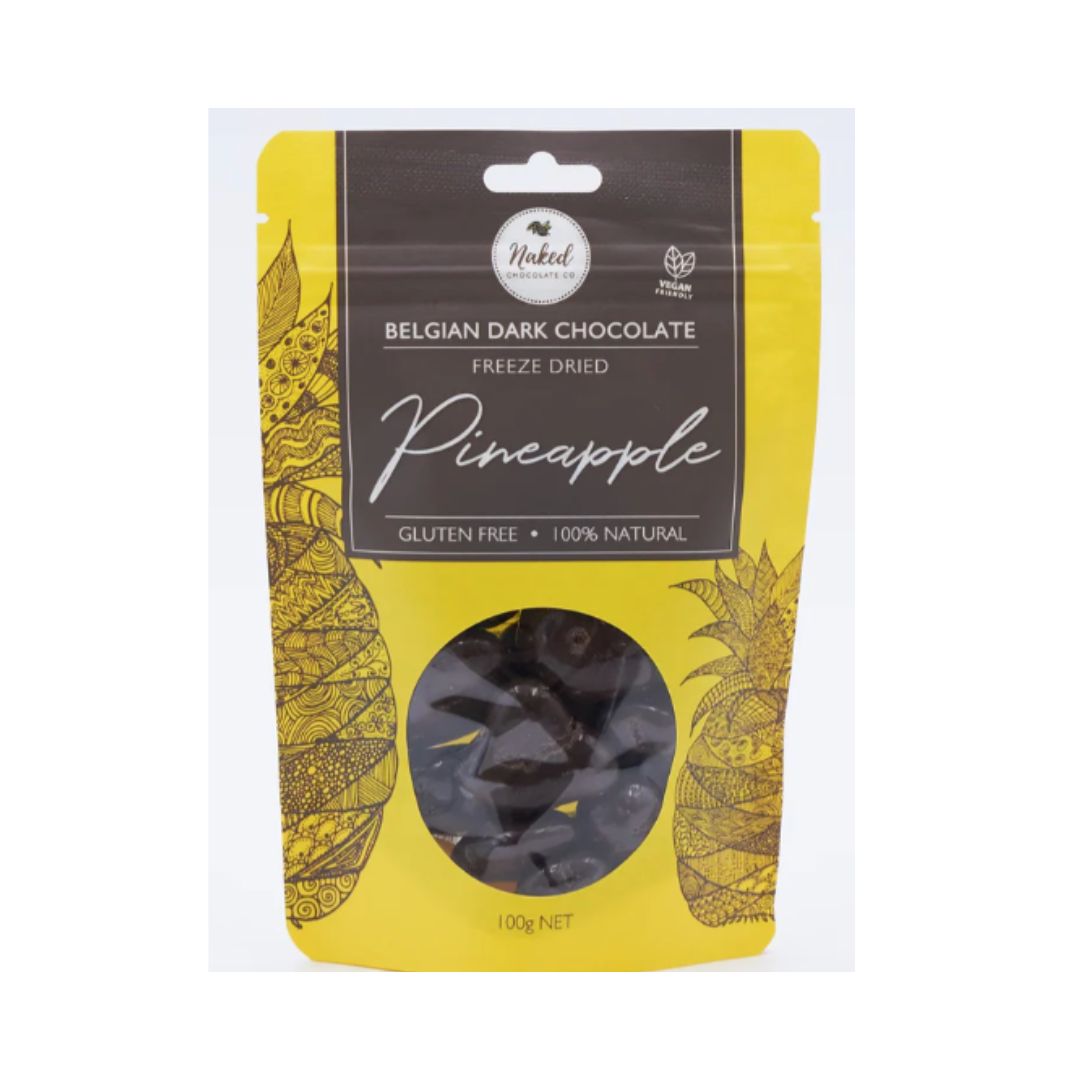 Dark Chocolate Freeze Dried Pineapple