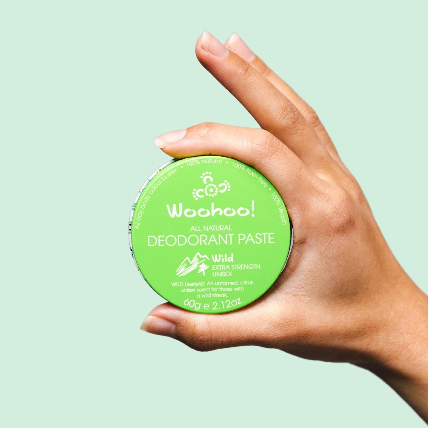 All Natural Deodorant Paste (Wild) 60g