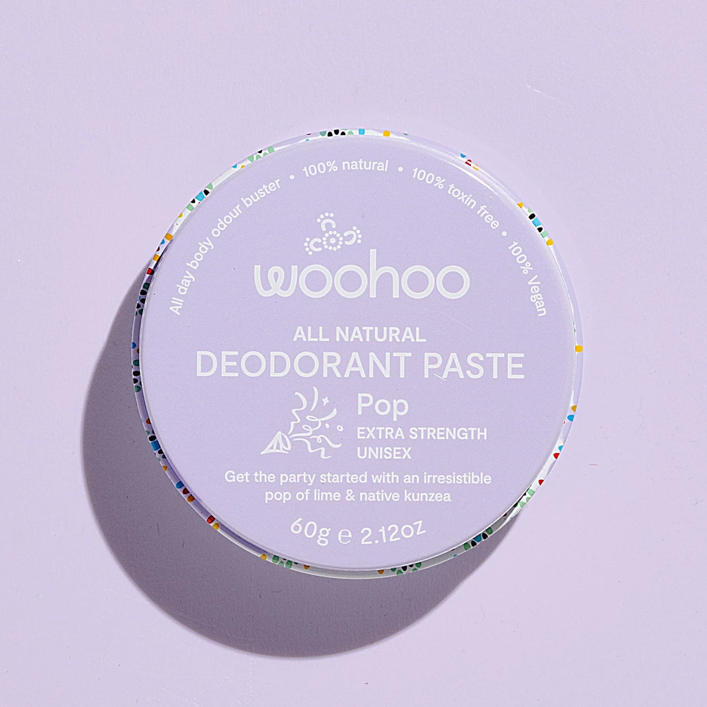 All Natural Deodorant Paste (Pop) 60g