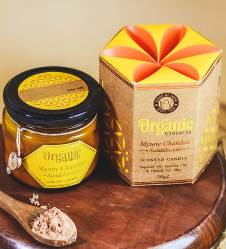 Natural Soy Wax Candle - Mysore Chandan Sandalwood
