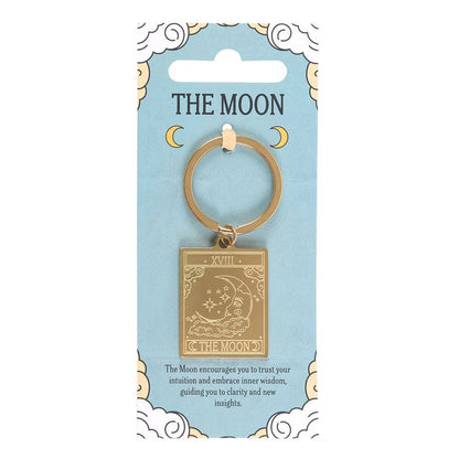 Vintage-Tarot-Schlüsselanhänger „Der Mond“