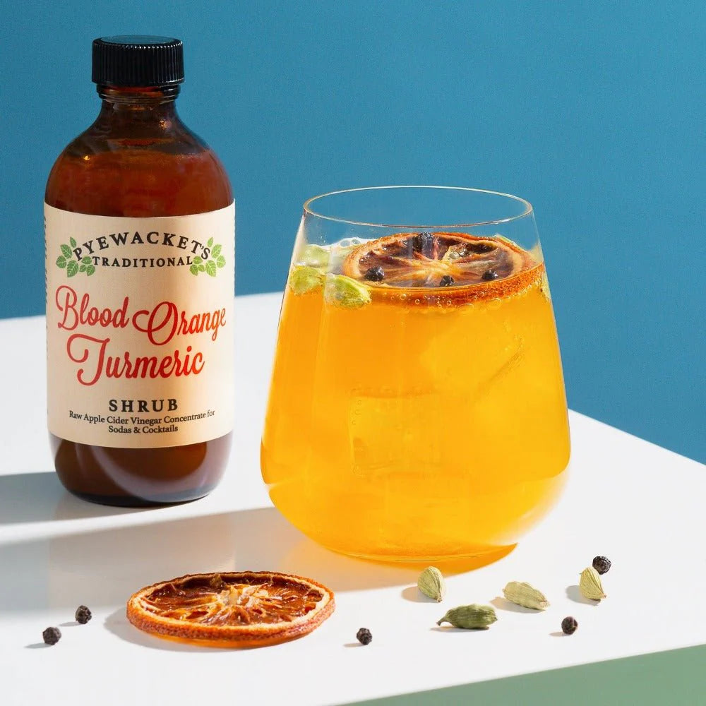 Blood Orange Turmeric Shrub