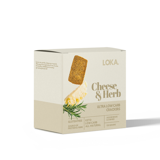 Cheese & Herb Ultra Low Carb Crackers