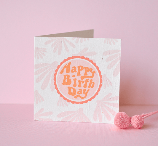 Groovy Birthday Plantable Greeting Card