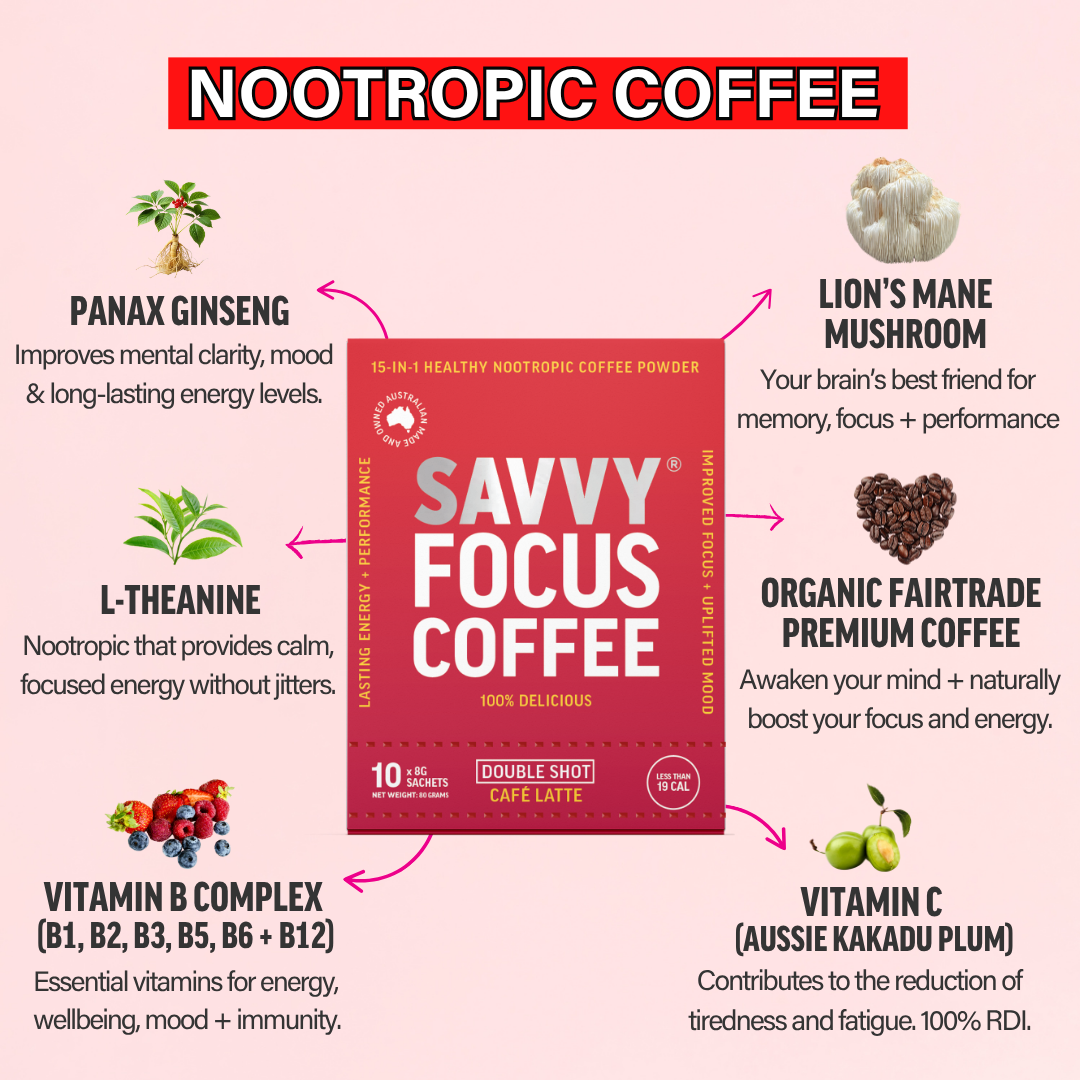 Brain Boost Coffee - Eco-Friendly Sachets