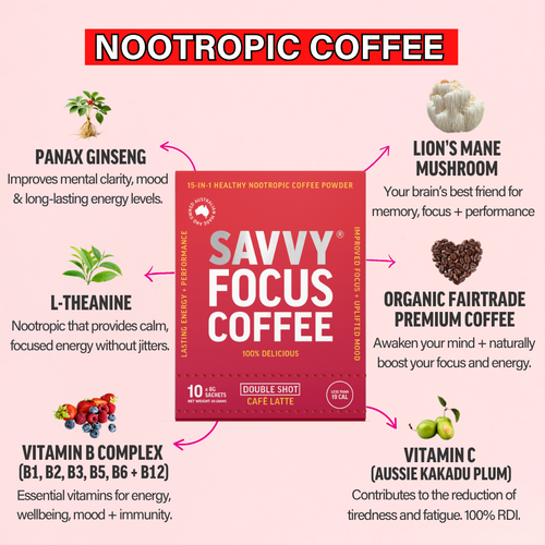 Brain Boost Coffee - Eco-Friendly Sachets
