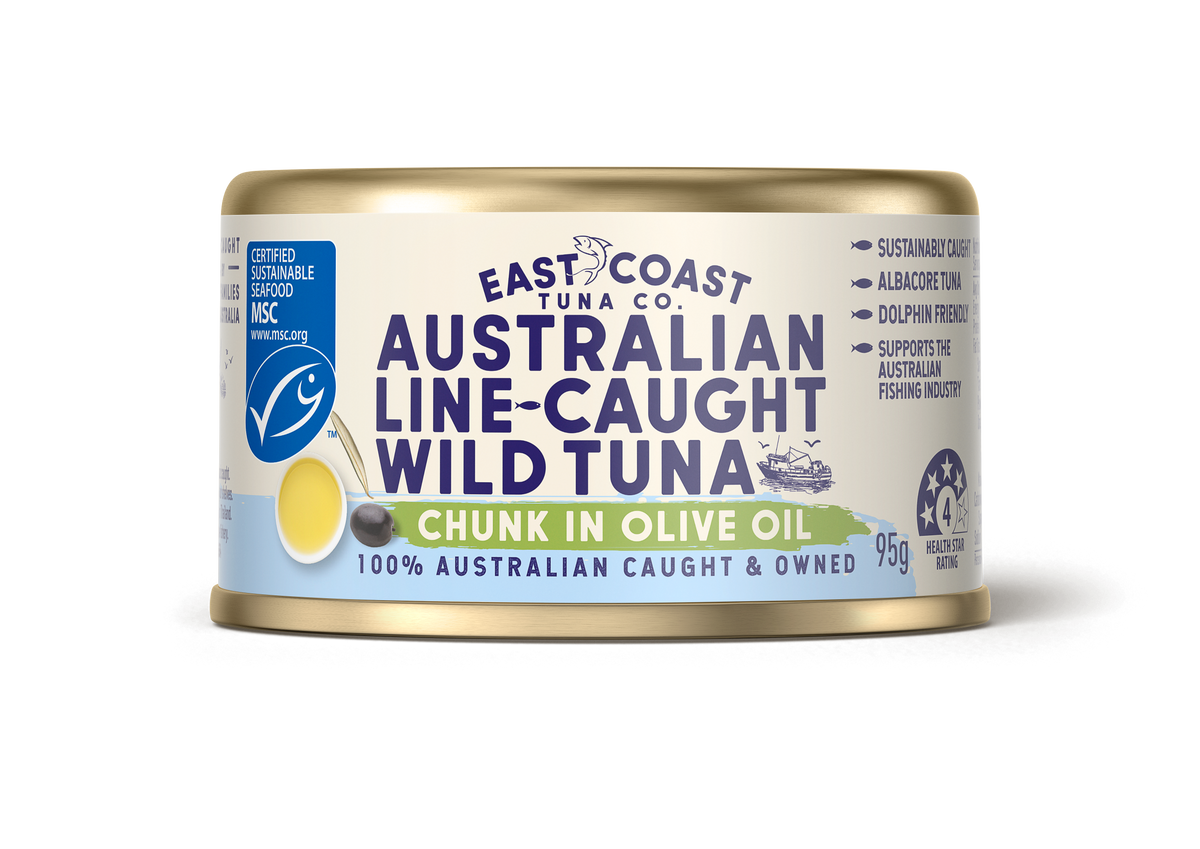 East Coast Tuna Co Australian Line-Caught Tuna in Olive Oil 95g