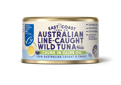 East Coast Tuna Co Australian Line-Caught Tuna in Olive Oil 95g
