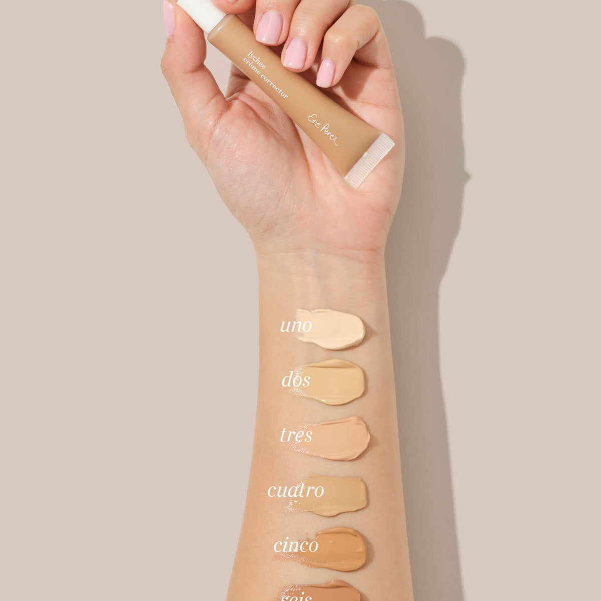 Lychee Crème Corrector - Dos shade and application