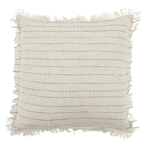 SOLANGE COTTON CUSHION 50X50CM NATURAL