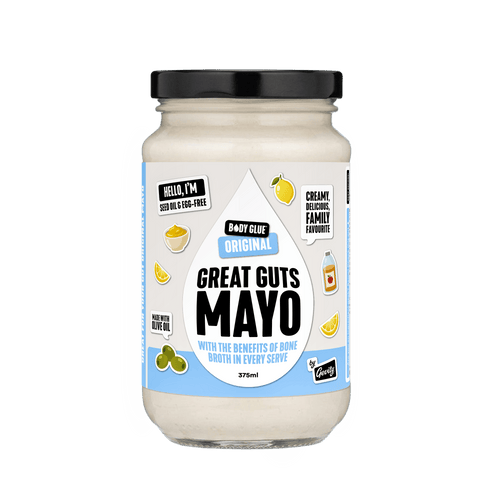 Gevity Great Guts Mayo Original 375ml new packaging front jar