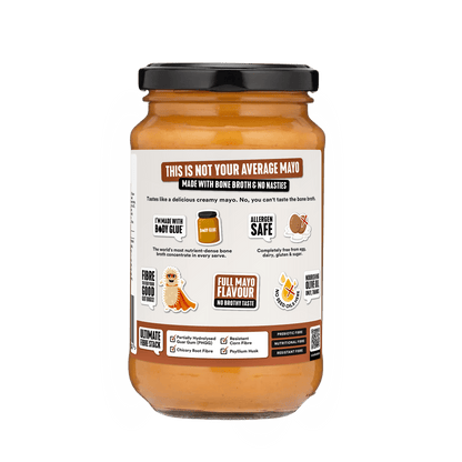 Gevity Great Guts Mayo Smokey BBQ jar new information label