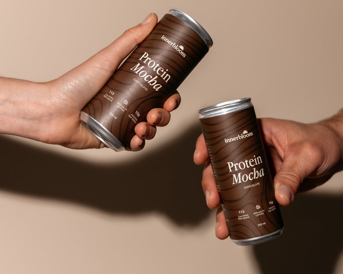 Innerbloom Protein Mocha Chocolate lifestyle