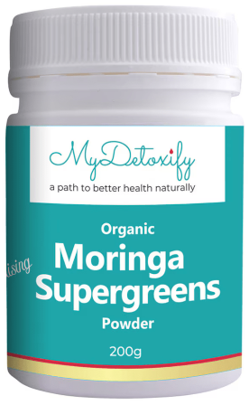 Organic Moringa Supergreens Powder