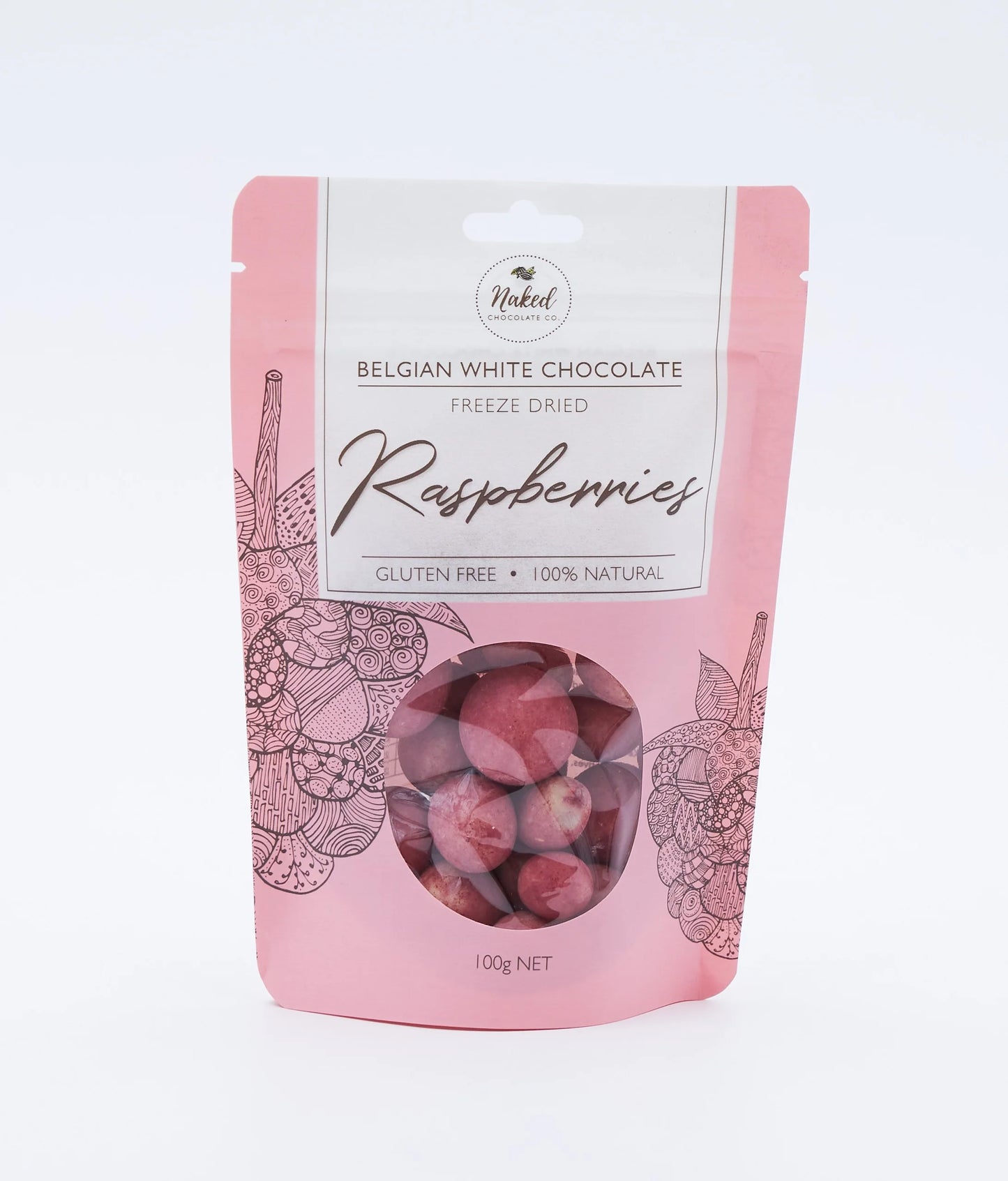 White Chocolate Freeze Dried Raspberries