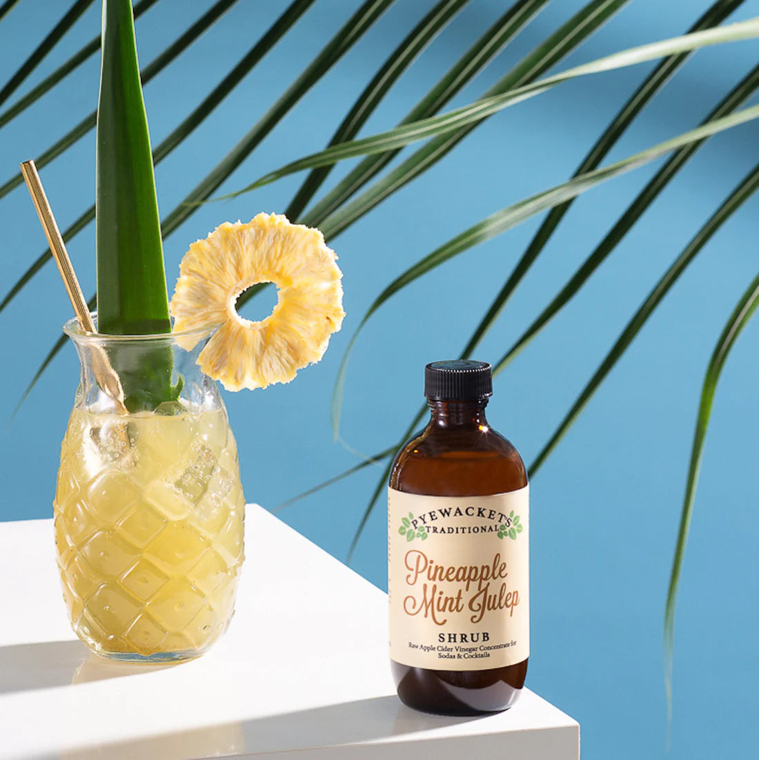 Pineapple Mint Julep Shrub