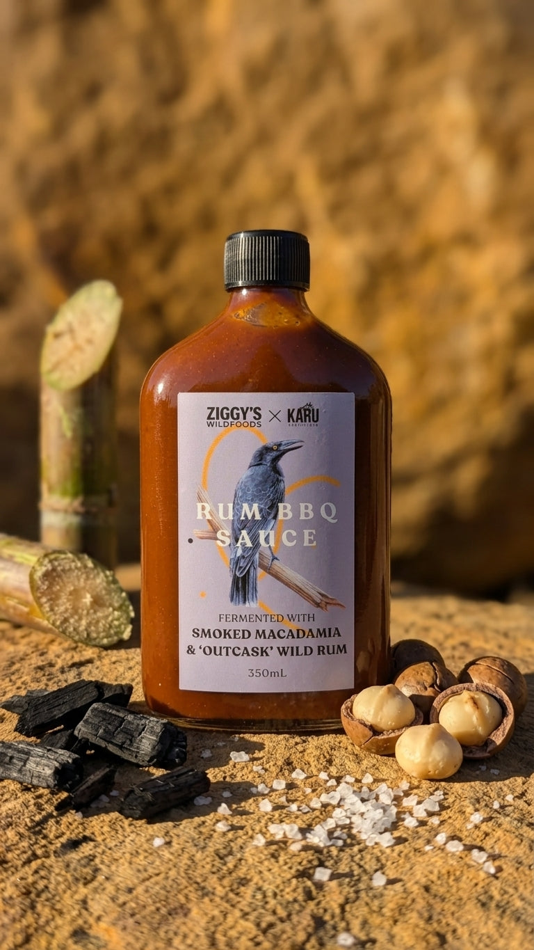 Smoked Macadamia & Outcask Rum BBQ Sauce