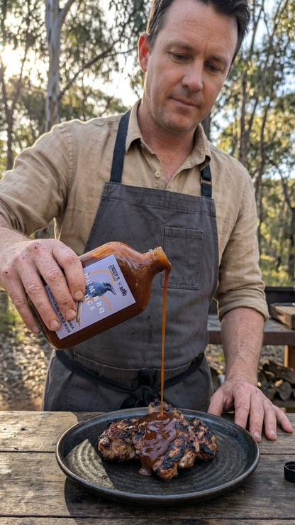 Smoked Macadamia & Outcask Rum BBQ Sauce