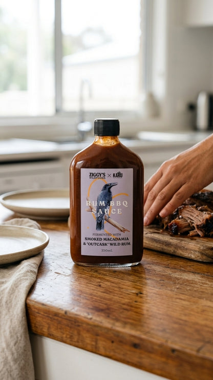 Smoked Macadamia & Outcask Rum BBQ Sauce
