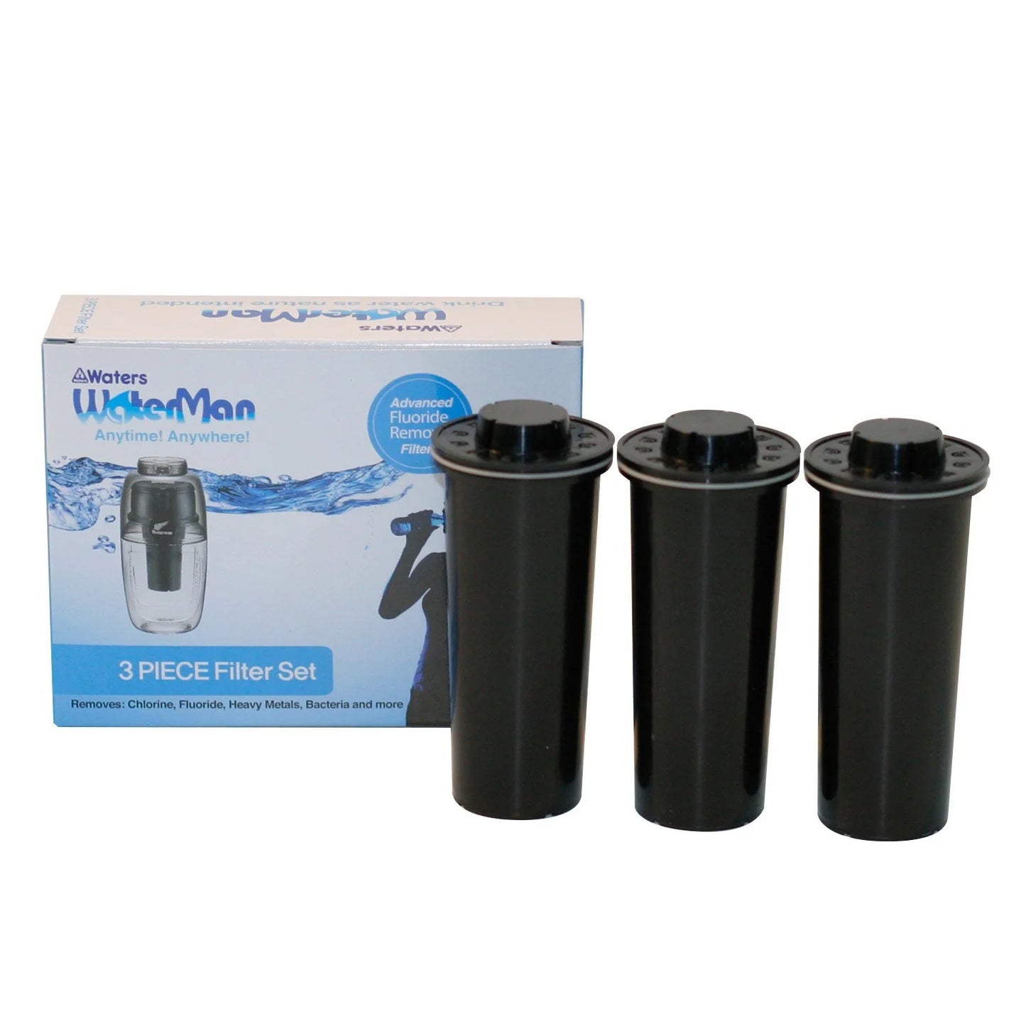 MyWaterJug 1.5L + Waterman 600ml - 3 x Replacement Filter