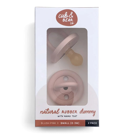 Natural Rubber Dummy - Blush Pink