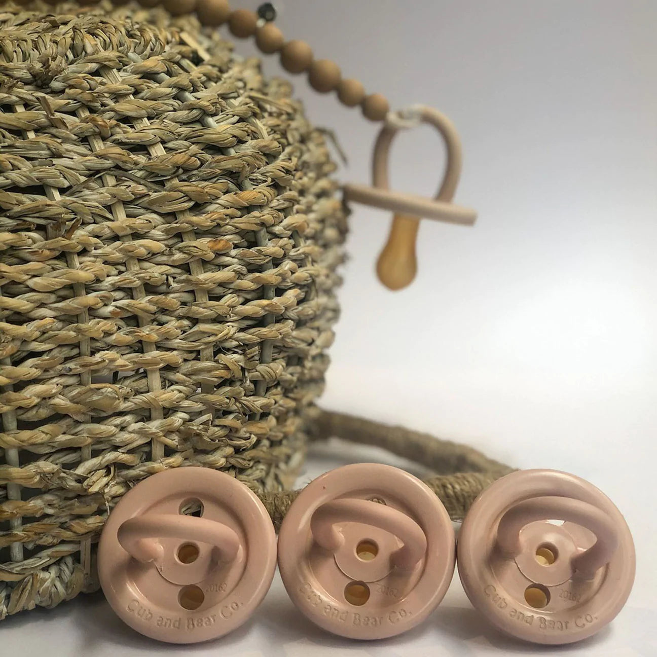 Natural Rubber Dummy - Blush Pink